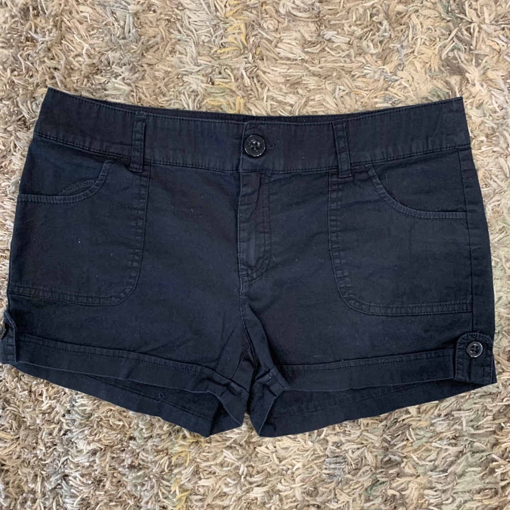 Black Cargo Shorts